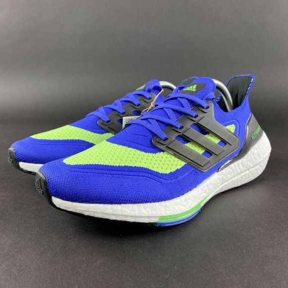 Adidas Men\'s Ultraboost 21 Sonic Ink Black Screaming Green Shoes S23873 Sz 11.5 main image 7